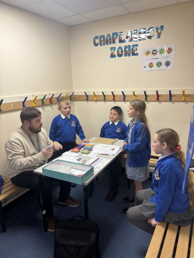 Image for the Tweet beginning: Chaplain Tom joined us today