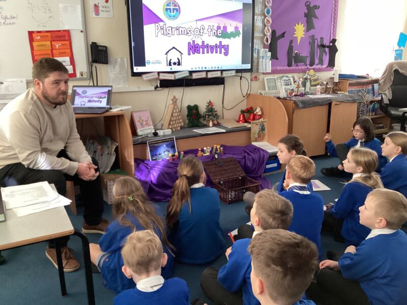 Image for the Tweet beginning: Chaplain Tom joined us today