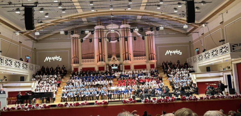 Image for the Tweet beginning: Last night our Menphys choir